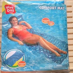 Play Day 5.9" comfort mat blue bubble pool inflatable